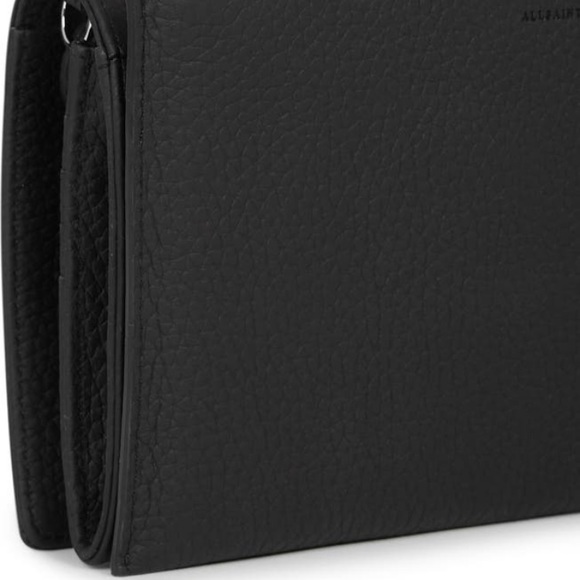 All Saints Fetch Leather/Chain Crossbody Wallet - Picture 3 of 16